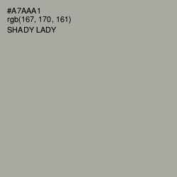 #A7AAA1 - Shady Lady Color Image